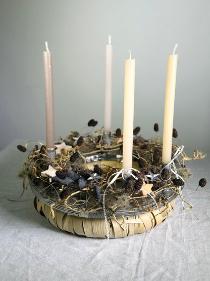 Adventskranz Morgentau