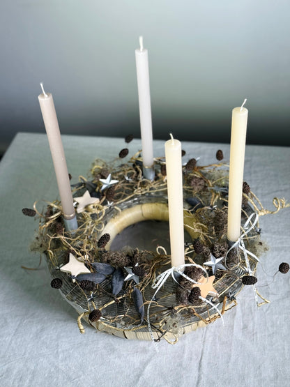 Adventskranz Morgentau