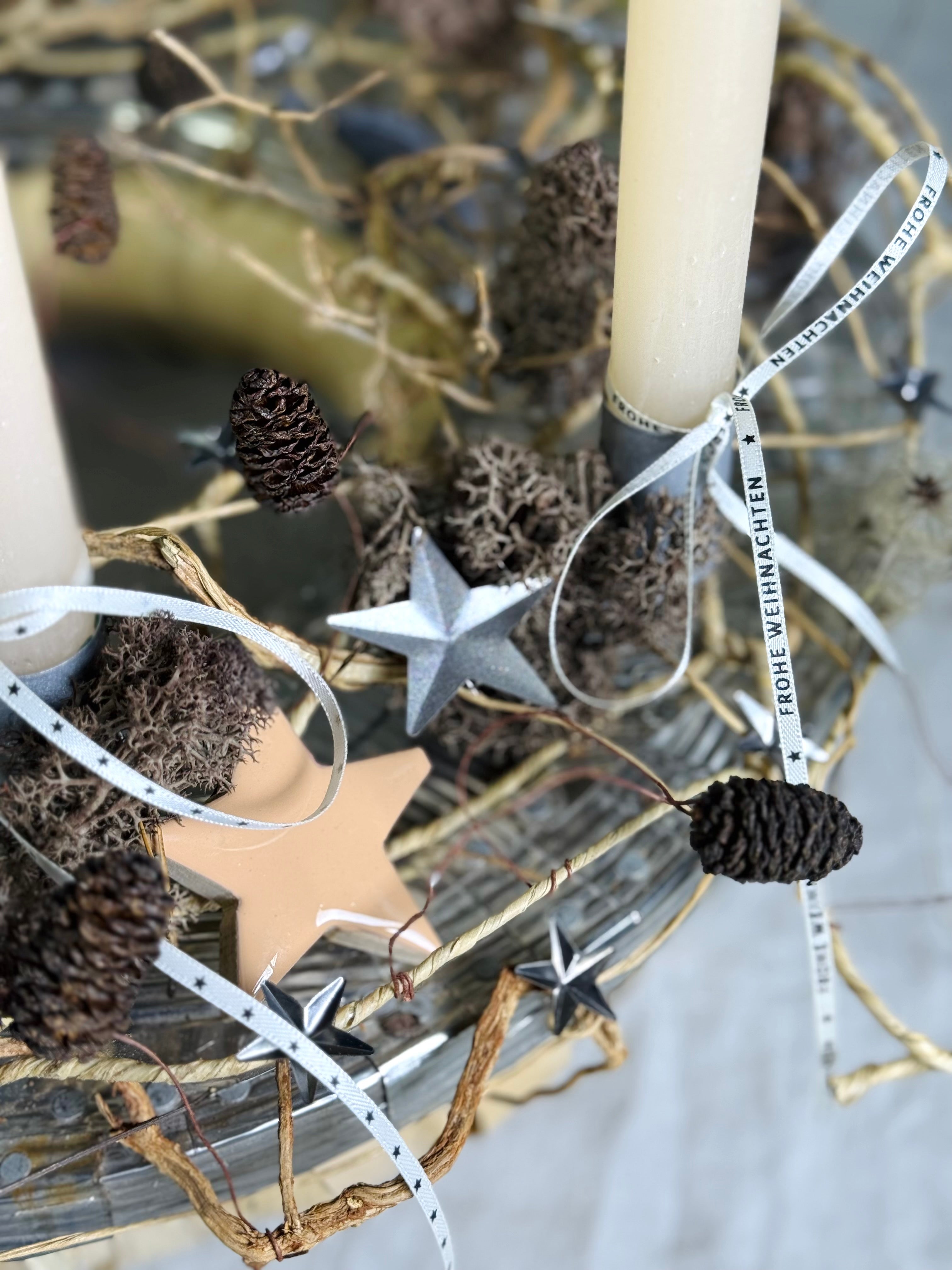 Adventskranz Morgentau