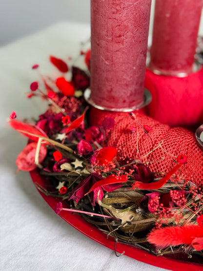 Adventskranz Weihnachtskugel