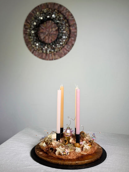 Adventskranz Streusel