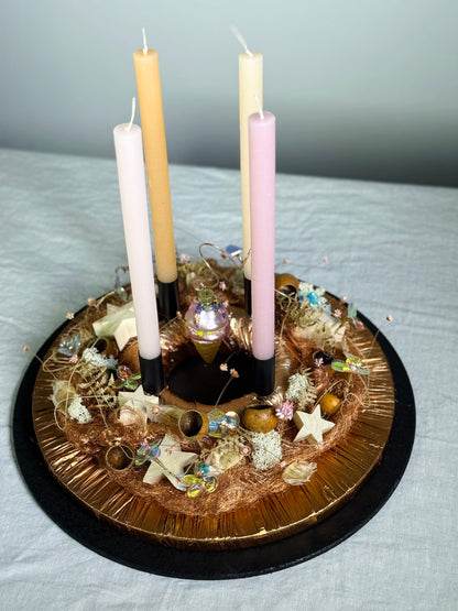 Adventskranz Streusel