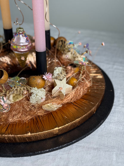 Adventskranz Streusel